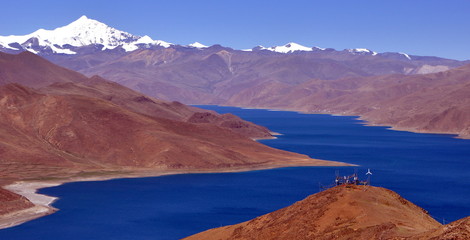 Tibet - Blauer See