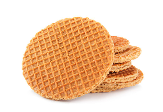 Holland Round Waffles On White