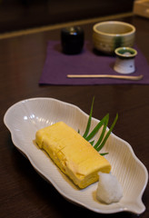 Egg rolls, rice dishes, grilled dishes in Japan.