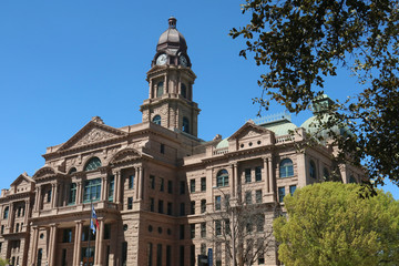 Fototapeta na wymiar Tarrant County Courthouse Fort Worth, Texas