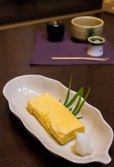 Egg rolls, rice dishes, grilled dishes in Japan.