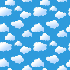 Seamless clouds background