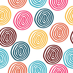 Seamless vector retro background