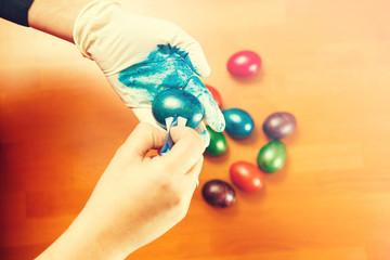 Painting Easter Eggs