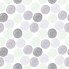 Seamless vector retro colored circle background