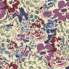 Seamless floral background