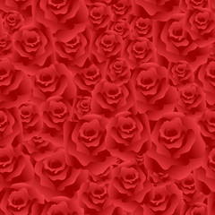 Seamless roses background