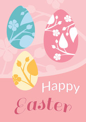 Set of Brochure Flyer Layout Easter