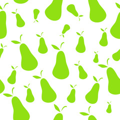 Simple seamless pear background