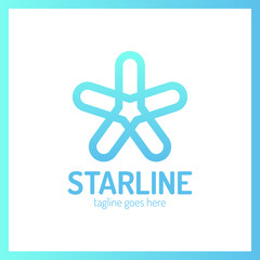 Obraz premium Star Line Logo