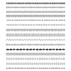 Collection of pattern brushes - borders