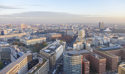 Naklejka na ściany i meble Over the rooftops of Berlin