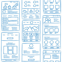 Website Layout Doodles
