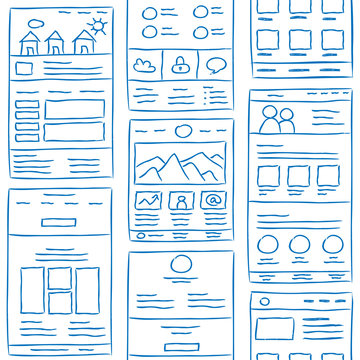 Website Layout Doodles