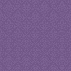 Vector seamless baroque damask luxury background
