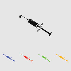 Naklejka premium Syringe icon