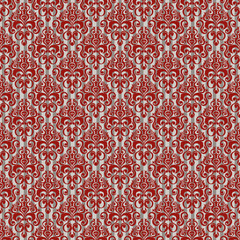Vector seamless baroque damask luxury background