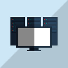 Data center icon design