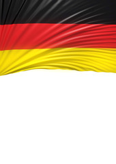Flag Germany render, German Flag (3D Render)