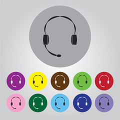 Headphone Icon Vector