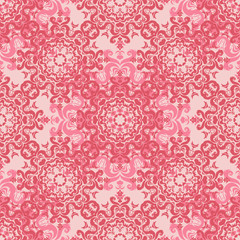 Vector seamless baroque damask luxury background