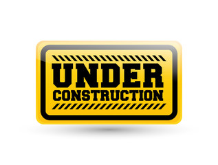 Under construction sign design
