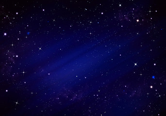 deep space, abstract blue background