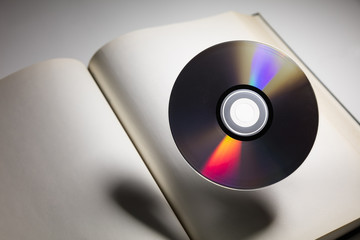 Book and DVD disk