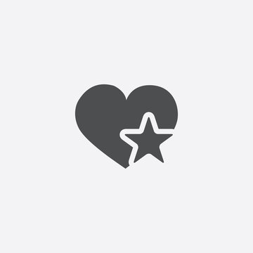 Heart Star Icon