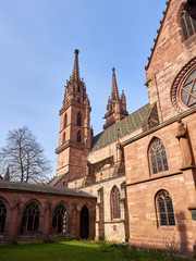 Fototapeta na wymiar Münster in Basel