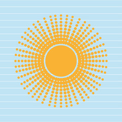sun icon design 