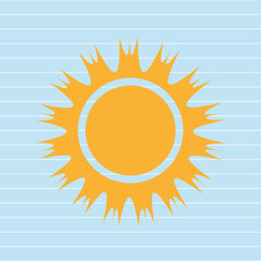 sun icon design 