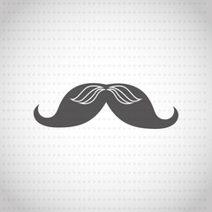 mustache icon design 