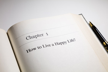 how to live a happy life