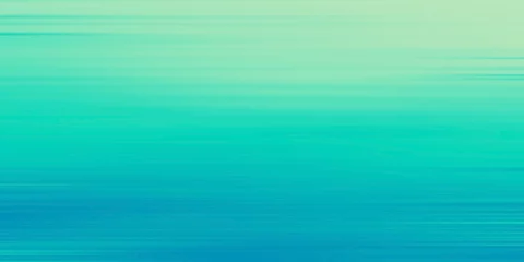 Fotobehang blurred abstract background motion turquoise blue horizontal length © kichigin19