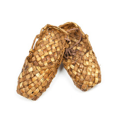 Russian bast shoes
