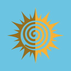 sun icon design 