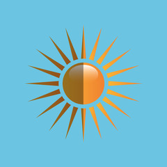 sun icon design 