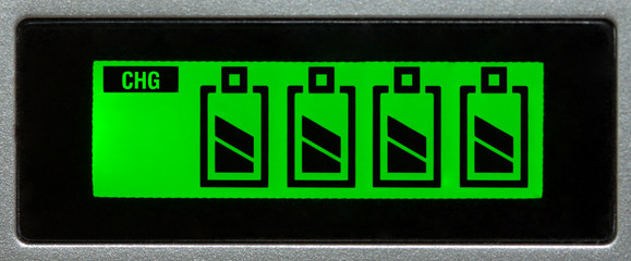Battery display charging