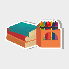 school supplies design 