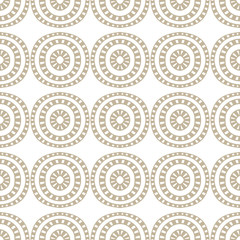 Abstract seamless hand drawn beige pattern.