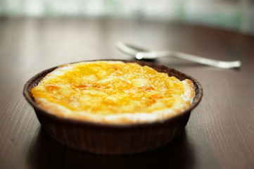 tartlet with apple jam