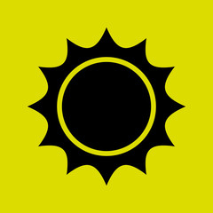 sun icon design 