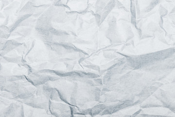 Gray background of crumpled kraft paper