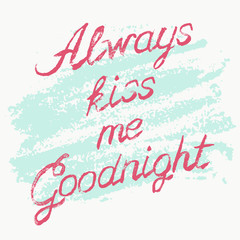 Romantic typography poster