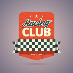 Racing club badge.
