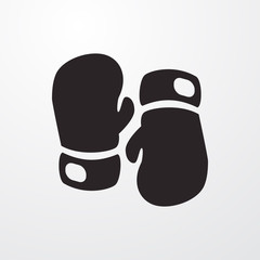 Boxing gloves icon