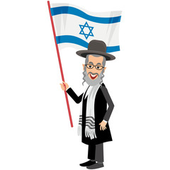 Jew with flag