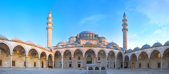 Panorama of the Suleymaniye Mosque