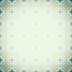 Vintage wall-paper vignettes, Turquoise
